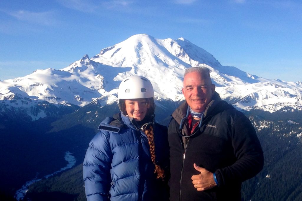 Crystal Mountain Lucy and Papa, 10 Feb 2018